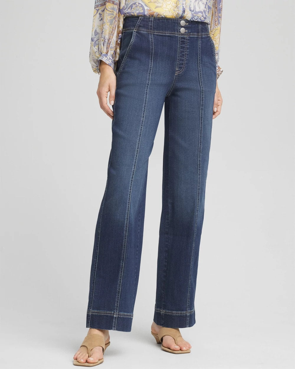 Chico's | Pull-On Wide-Leg Jeans/ Alora Indigo