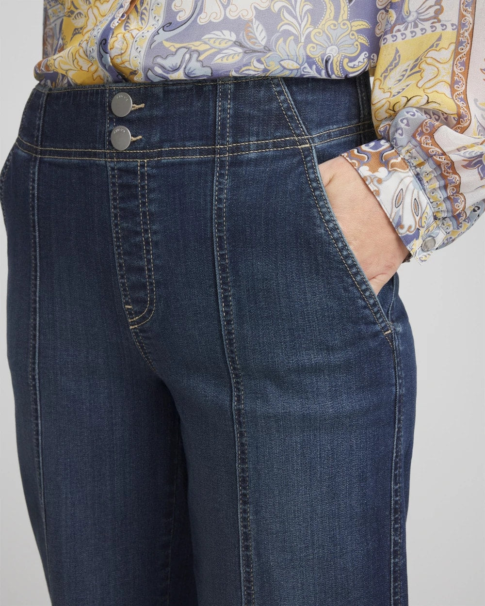 Chico's | Pull-On Wide-Leg Jeans/ Alora Indigo