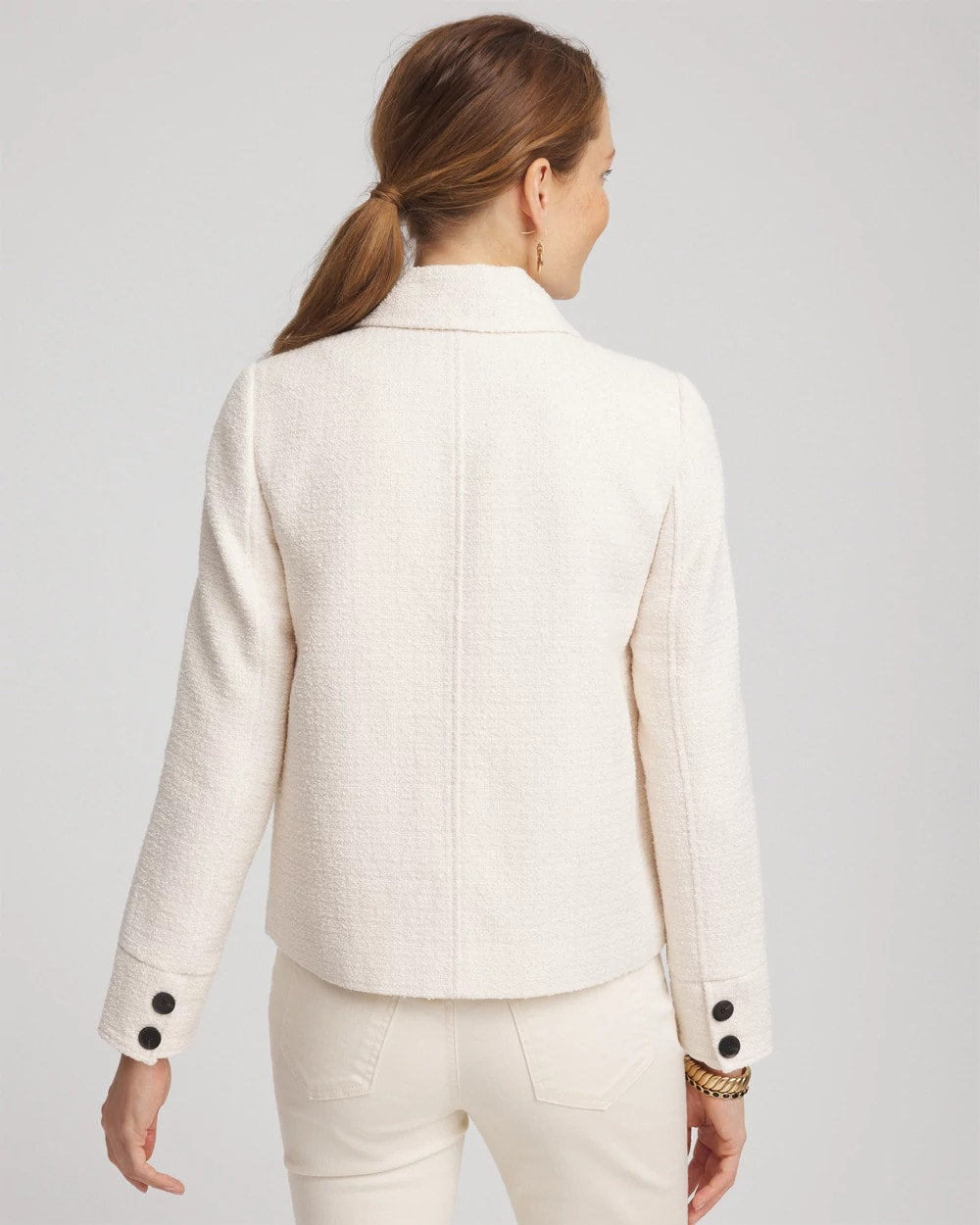Chico's | Bouclé Chore Jacket/ English Cream