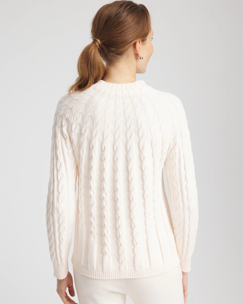 Chico's | Zenergy® Luxe Cable Sweater/ English Cream