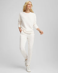 Chico's | Zenergy® Rhinestone Joggers/ English Cream