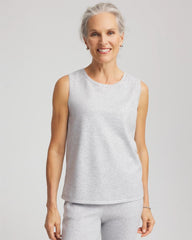 Chico's | Zenergy® Luxe Diamante Tank/ Frosted Gray Heather