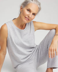 Chico's | Zenergy® Luxe Diamante Tank/ Frosted Gray Heather