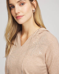 Chico's | Zenergy® Luxe Embroidered Pullover Sweater/ Champagne Fizz