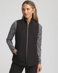 Chico's | Zenergy® UPF Front-Zip Travel Vest/ Black