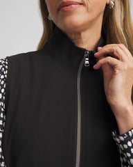 Chico's | Zenergy® UPF Front-Zip Travel Vest/ Black