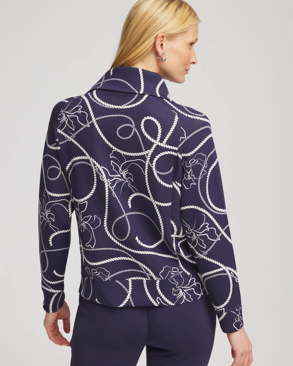 Chico's | Zenergy® Soft Melody Half-Zip Top/ Passport Blue