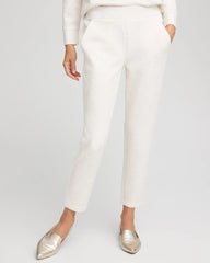 Chico's | Zenergy® Heathered Ankle Pants/ Ecru