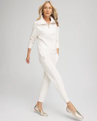 Chico's | Zenergy® Heathered Ankle Pants/ Ecru