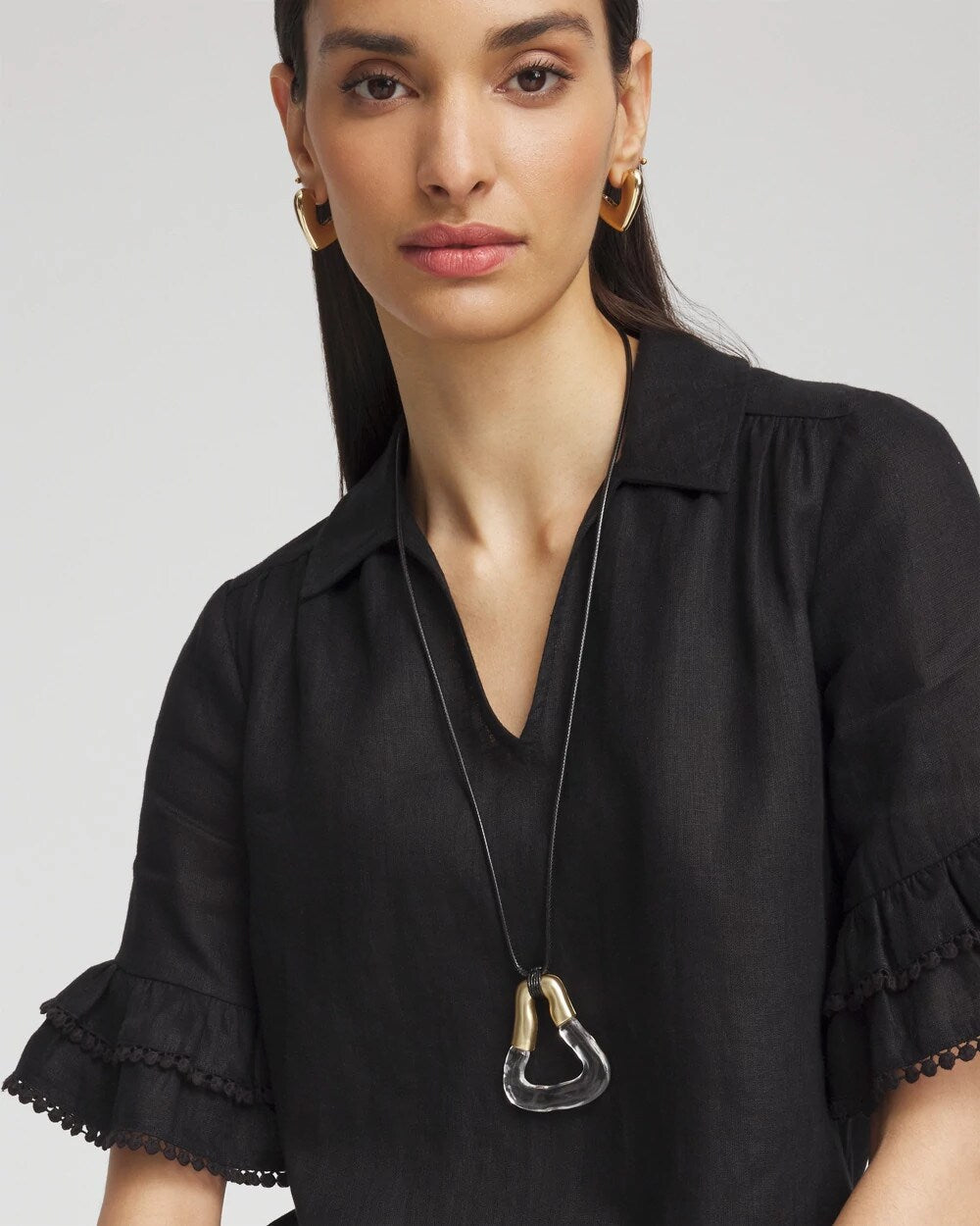 Chico's | Adjustable Lucite Pendant Necklace/ Lucite