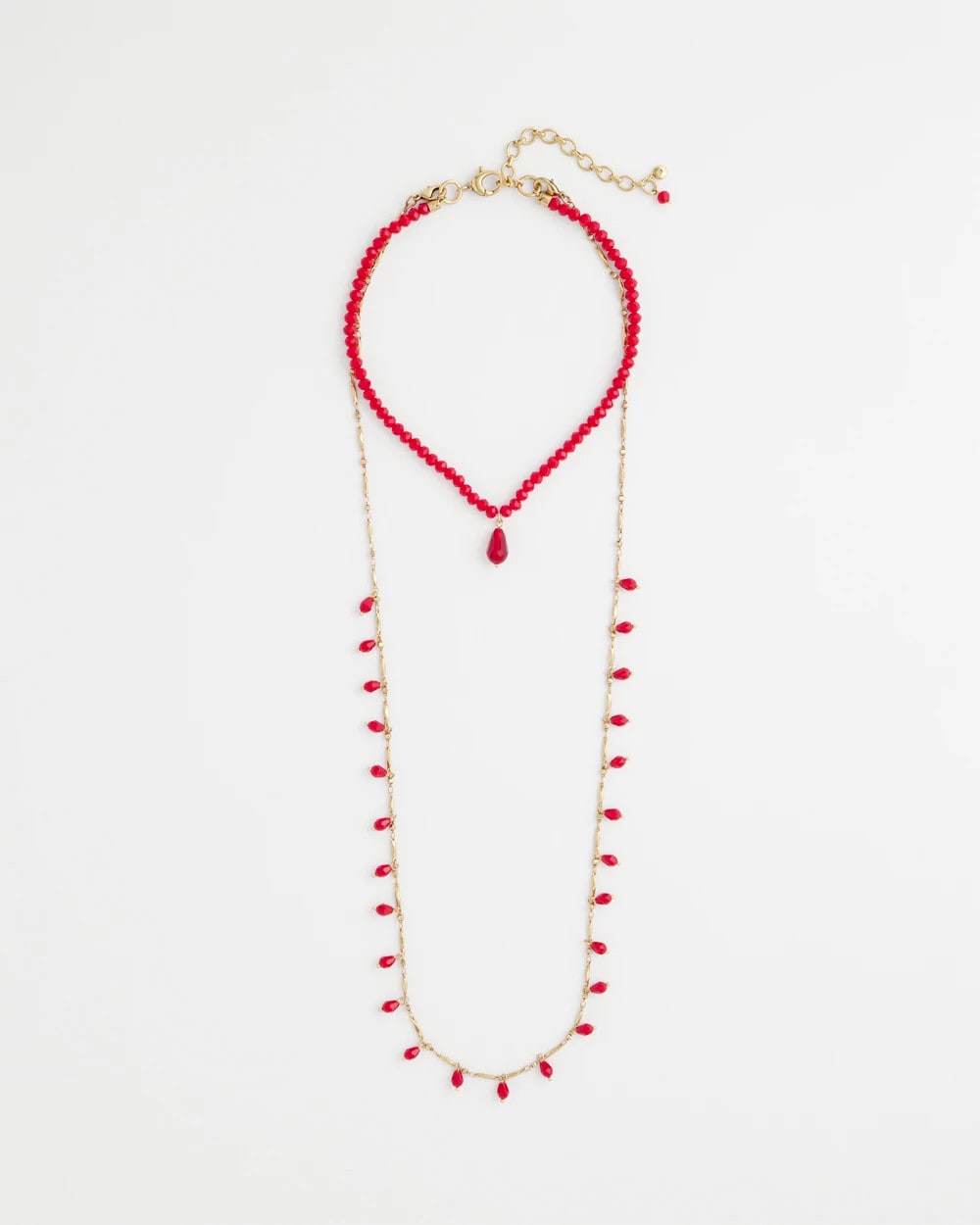 Chico's | Convertible Red Necklace/ Red