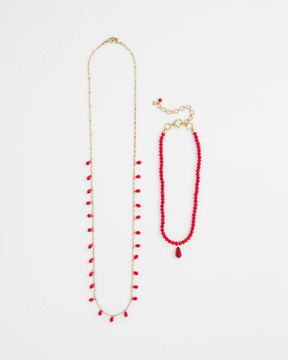 Chico's | Convertible Red Necklace/ Red