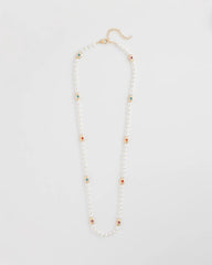 Chico's | Goldtone Faux Pearl Single-Strand Necklace/ Pearl