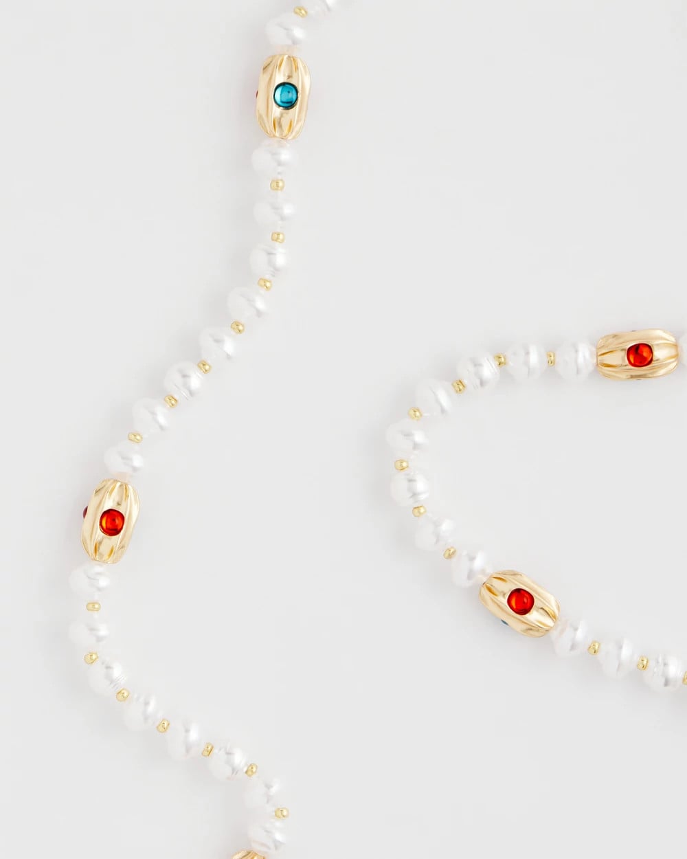 Chico's | Goldtone Faux Pearl Single-Strand Necklace/ Pearl