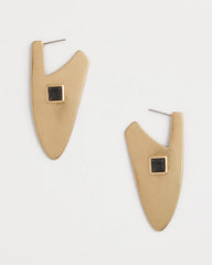Chico's | Gold Triangle Linear Earrings/ Gold