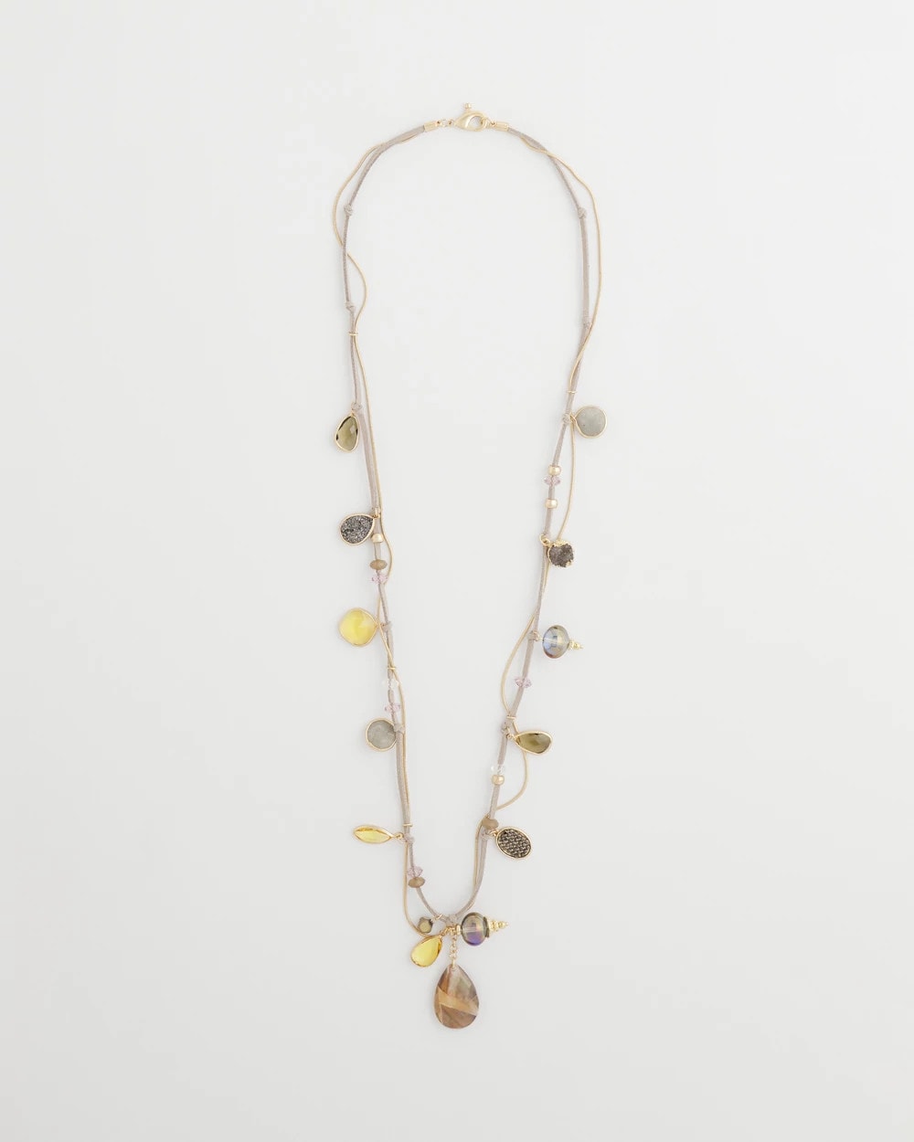 Chico's | Drop Off Pendant Necklace/ Neutral