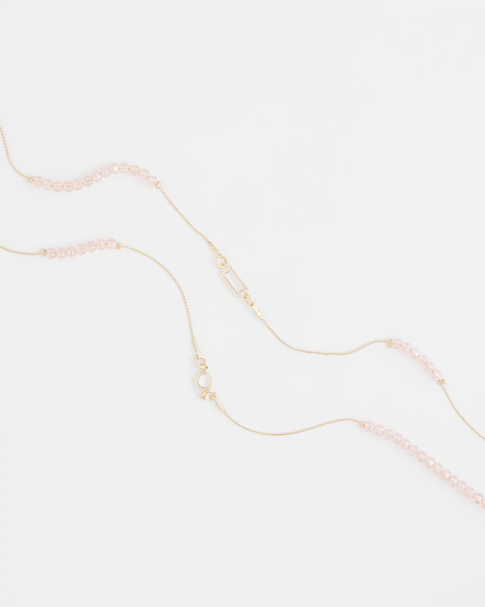 Chico's | Pink Double-Strand Necklace/ Pink