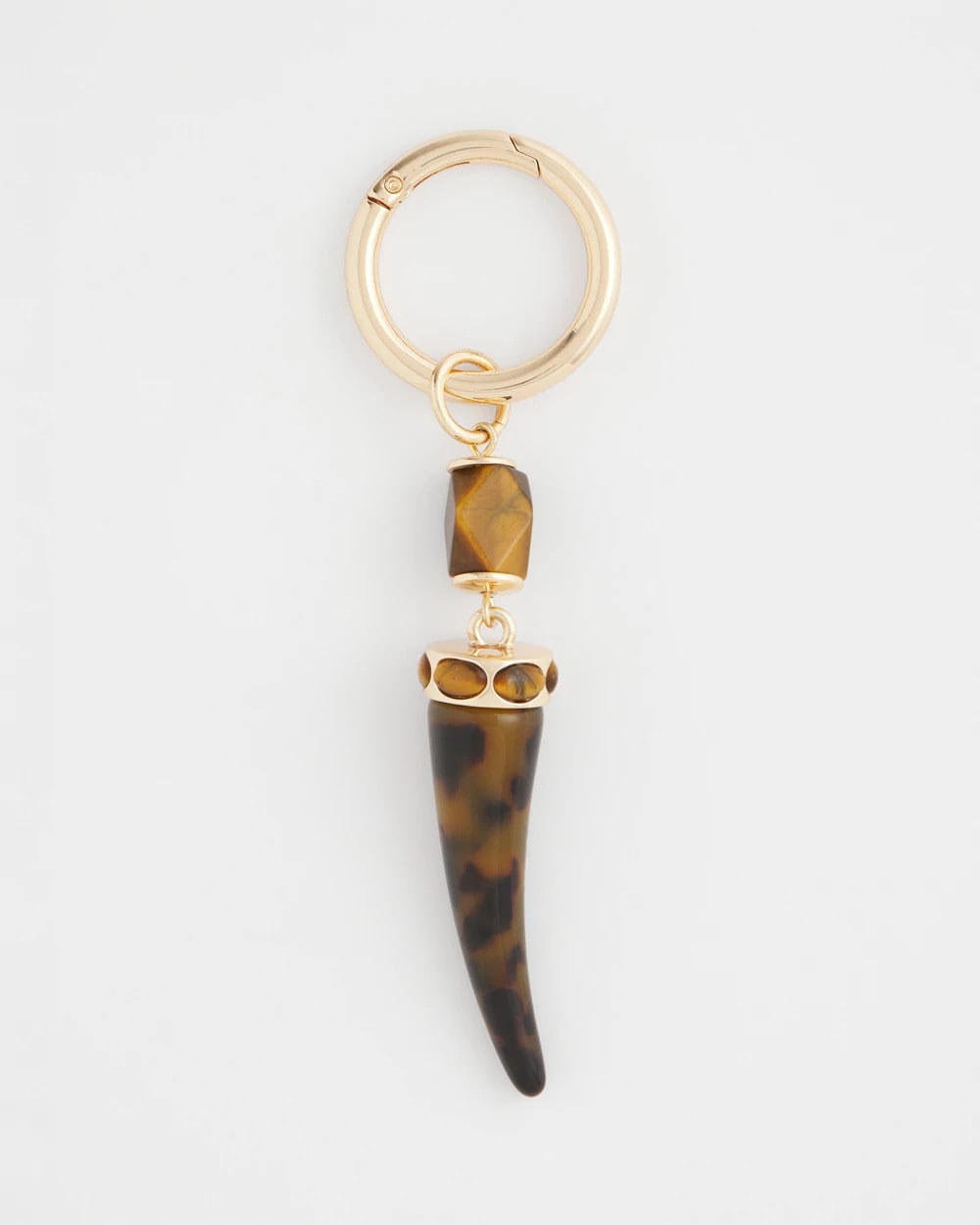 Chico's | Chico's Originals Tortoise Bag Charm/ Brown