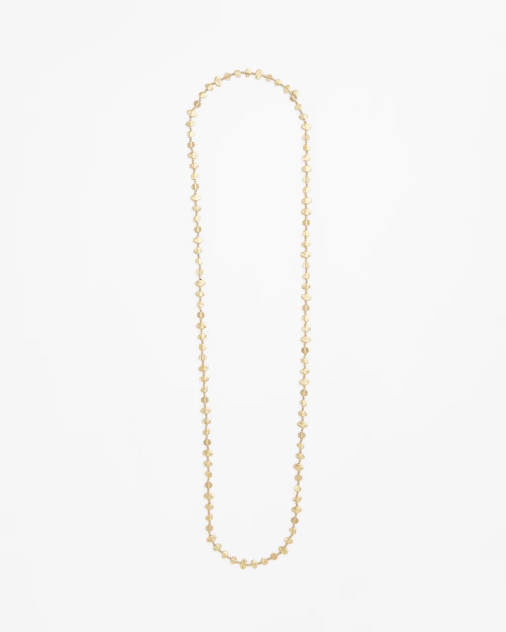 Chico's | Gold Nugget Single Strand Necklace/ Gold