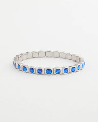 Chico's | Small Faceted Stretch Bracelet/ Blue