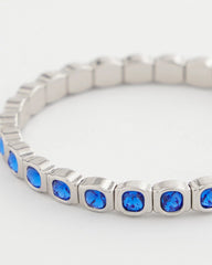 Chico's | Small Faceted Stretch Bracelet/ Blue