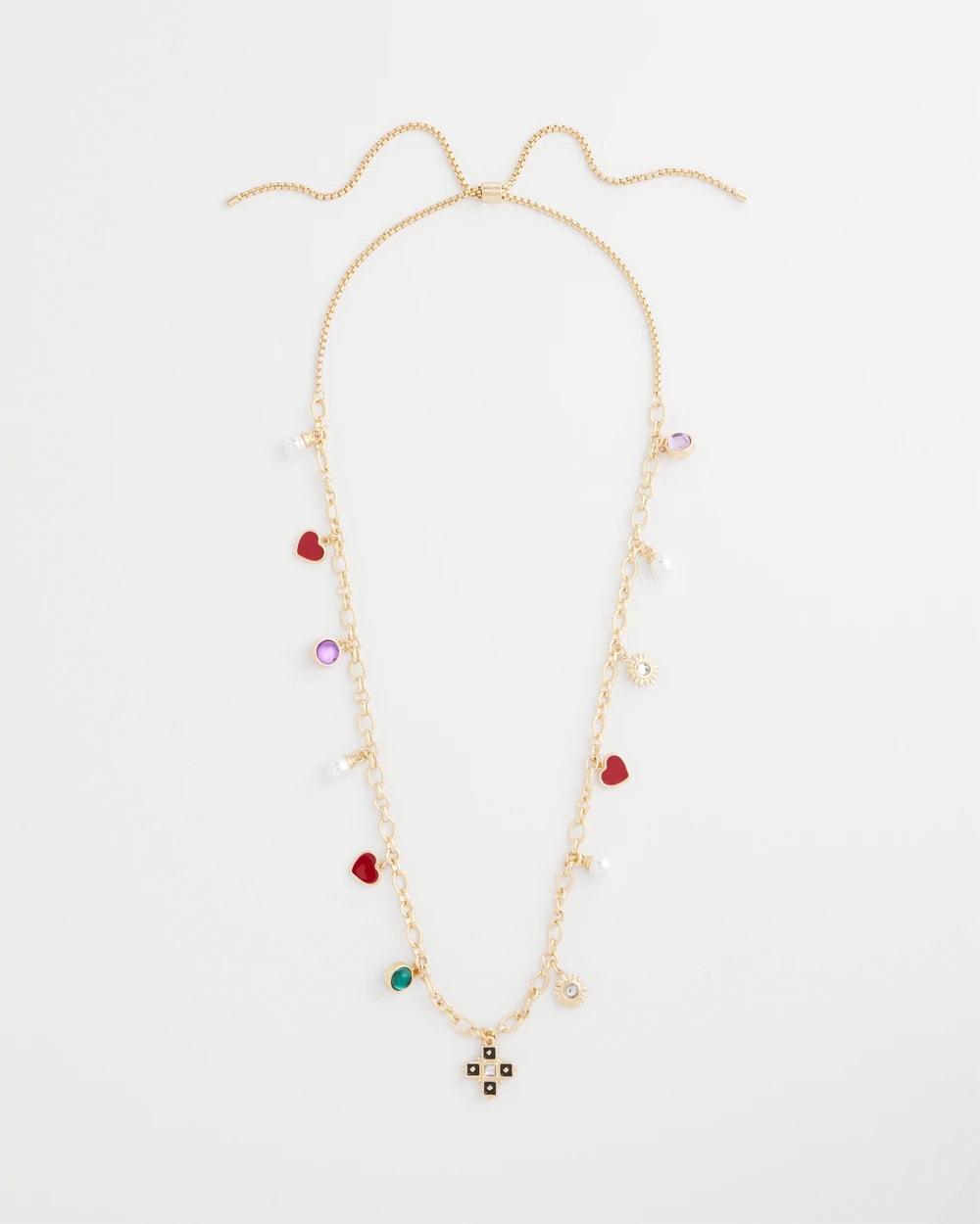 Chico's | Adjustable Charm Necklace/ Multi