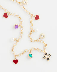 Chico's | Adjustable Charm Necklace/ Multi