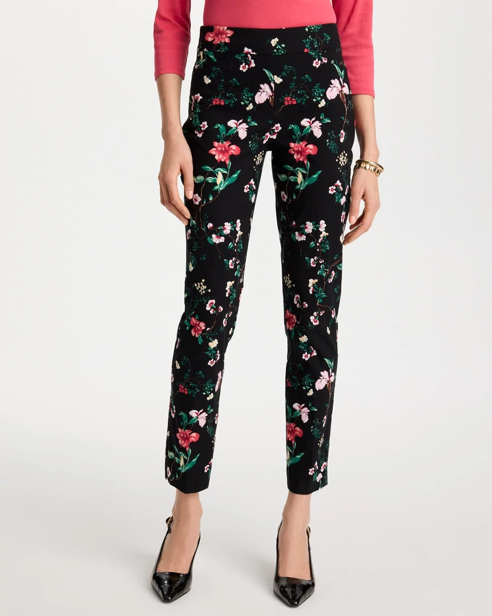 Chico's | Kyoto Bloom Brigitte™ Slim Ankle Pants/ Black