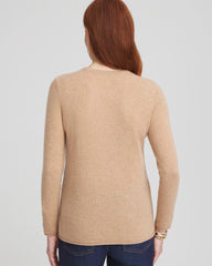 Chico's | Cashmere Crewneck Sweater/ Camel