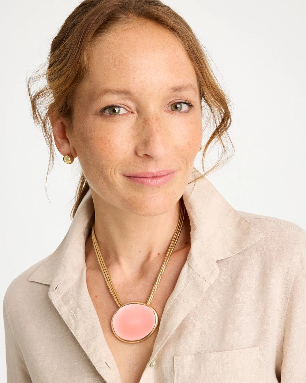 Chico's | Coral Pendant Necklace/ Coral