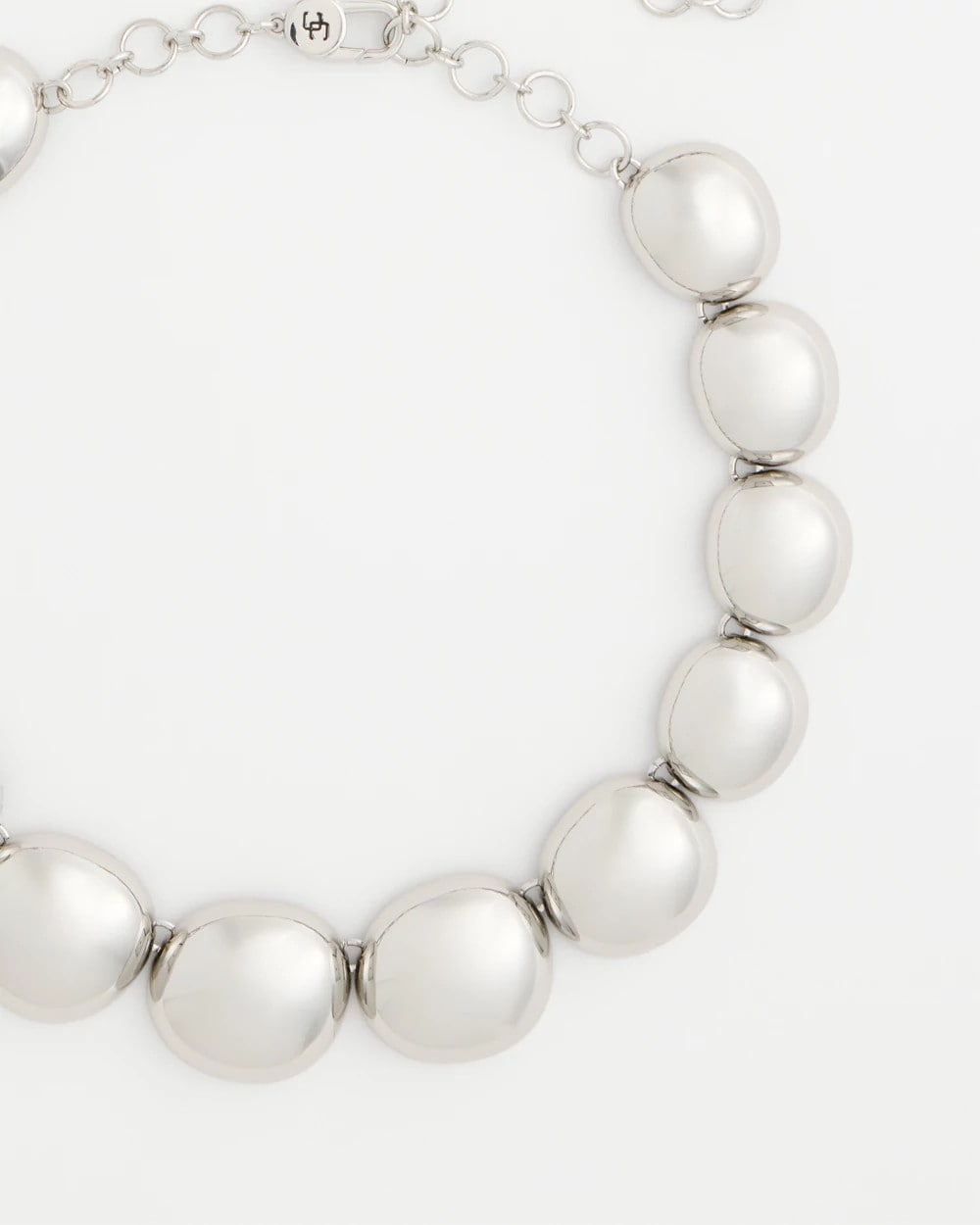 Chico's | Silver Pebble Collar Necklace/ Silver