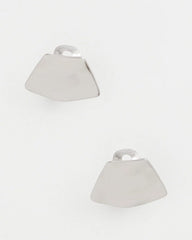 Chico's | Silver Fan Clip On Earrings/ Silver