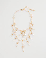 Chico's | Chico's Originals Pearl Cluster Bib Necklace/ Pearl