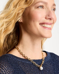 Chico's | Toggle Bar Pearl Pendant Necklace/ Pearl