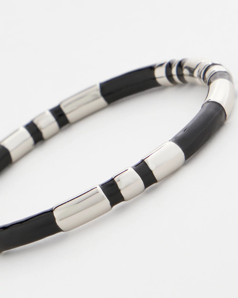 Chico's | Black Enamel Hinge Bangle/ Black