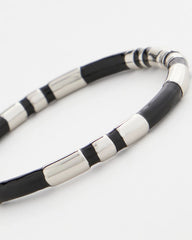 Chico's | Black Enamel Hinge Bangle/ Black