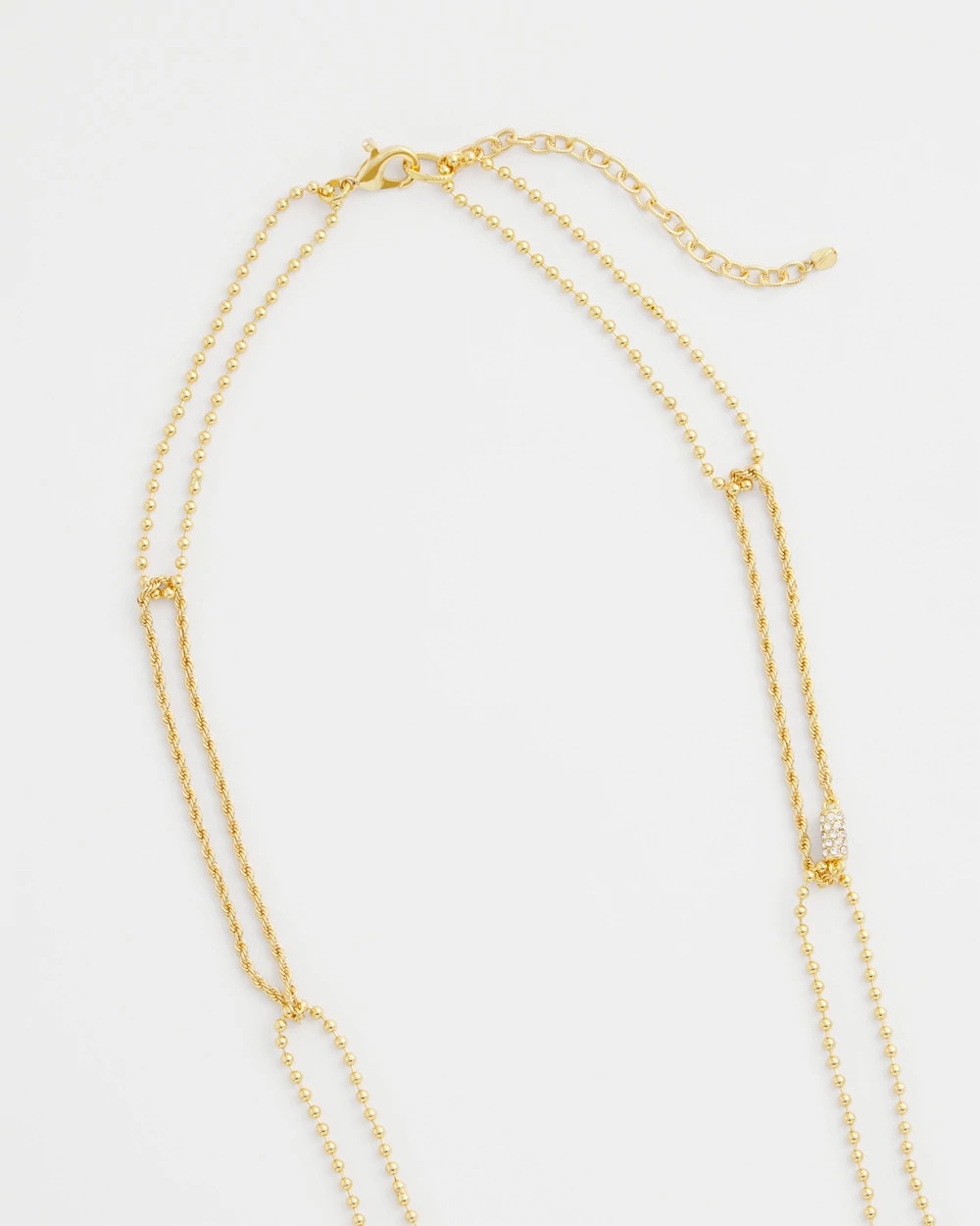 Chico's | Long Gold Ball Chain Single Strand/ Gold