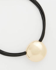 Chico's | Gold Pendant Cord Necklace/ Gold