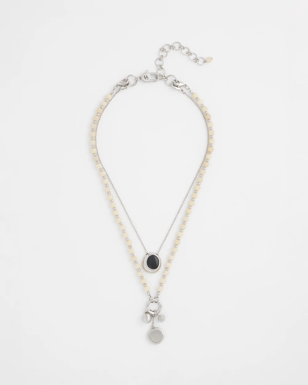 Chico's | Short Double Strand Pendant/ Neutral
