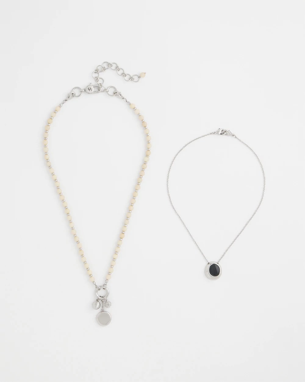 Chico's | Short Double Strand Pendant/ Neutral