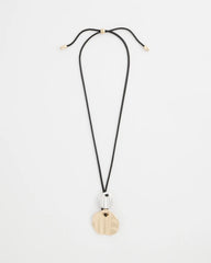 Chico's | Crinkle Mixed Metal Pendant/ Mixed Metals