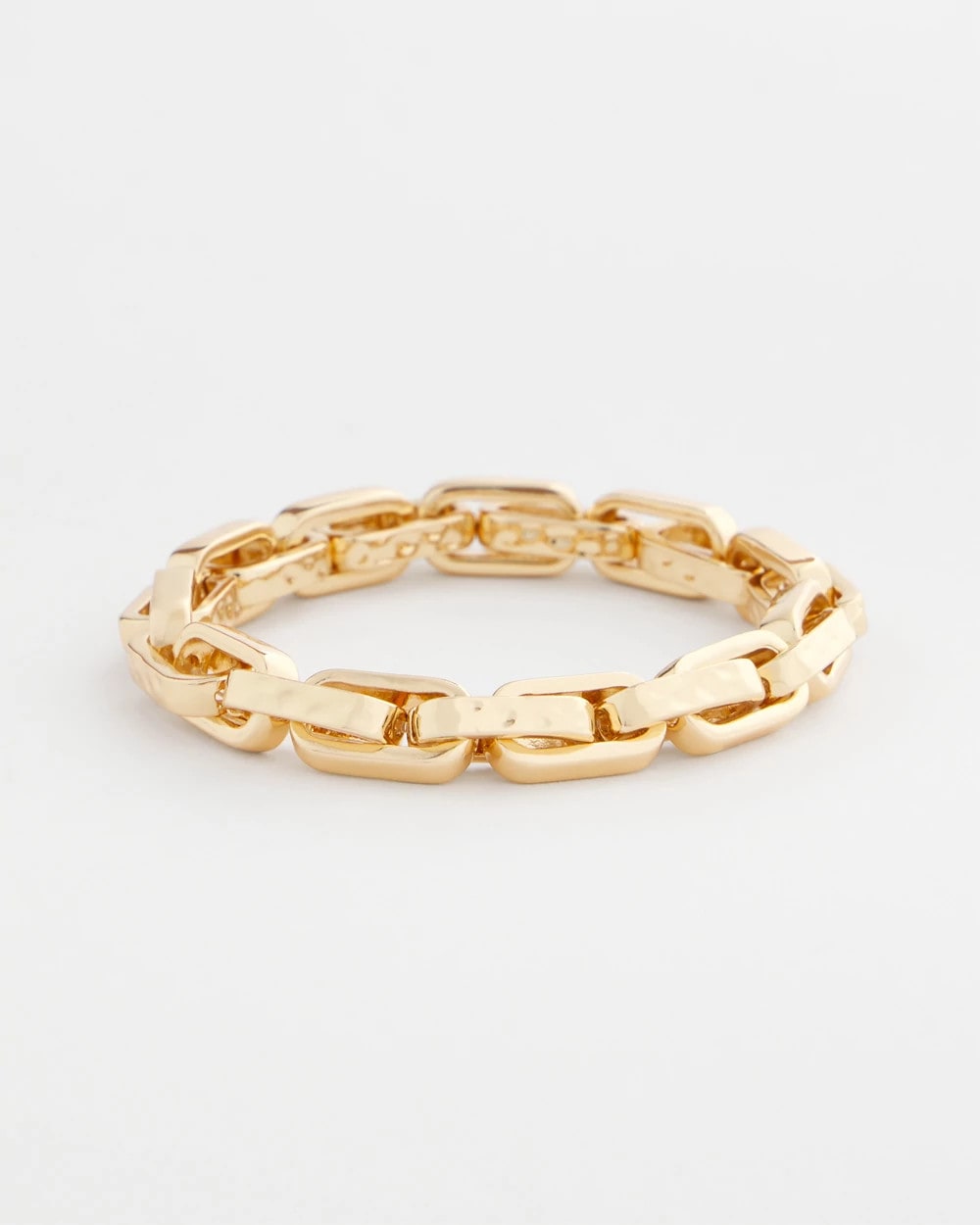 Chico's | Gold Link Stretch Bracelet/ Gold