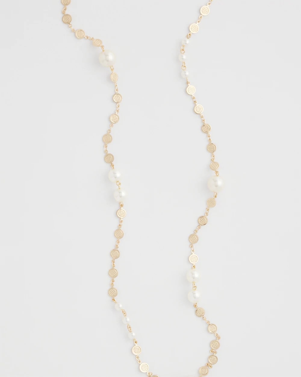 Chico's | Pearl and Link Necklace/ Pearl