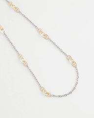Chico's | Mixed Metal Link Long Necklace/ Mixed Metals