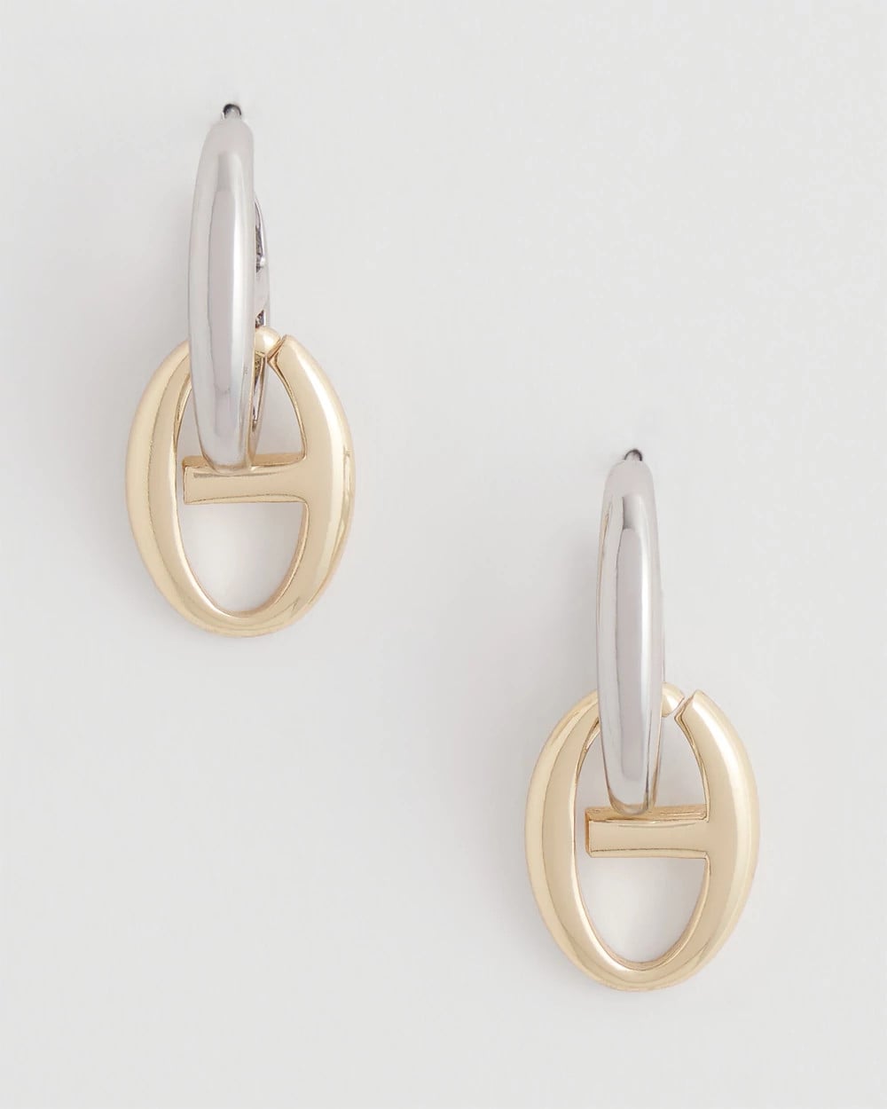 Chico's | Mixed Metal Link Earrings/ Mixed Metals