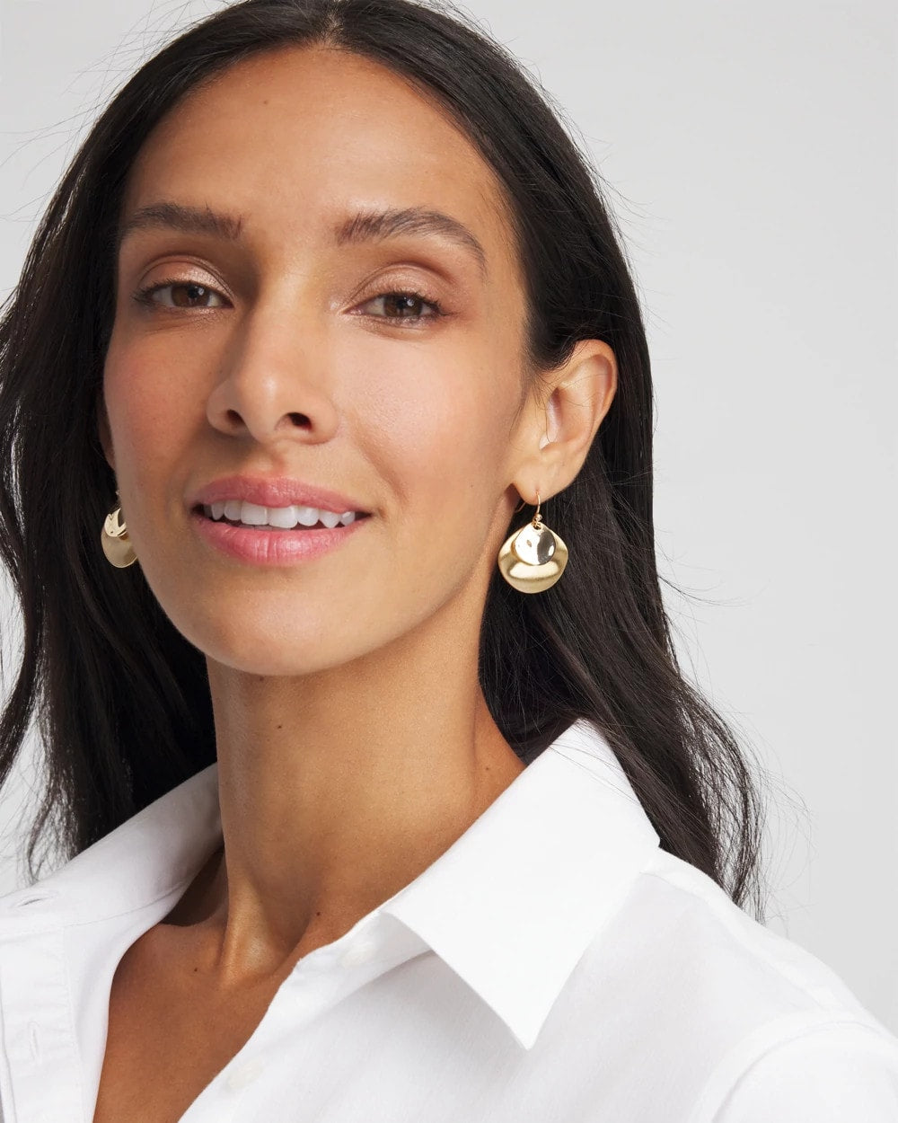 Chico's | Gold Drop Earrings/ Gold