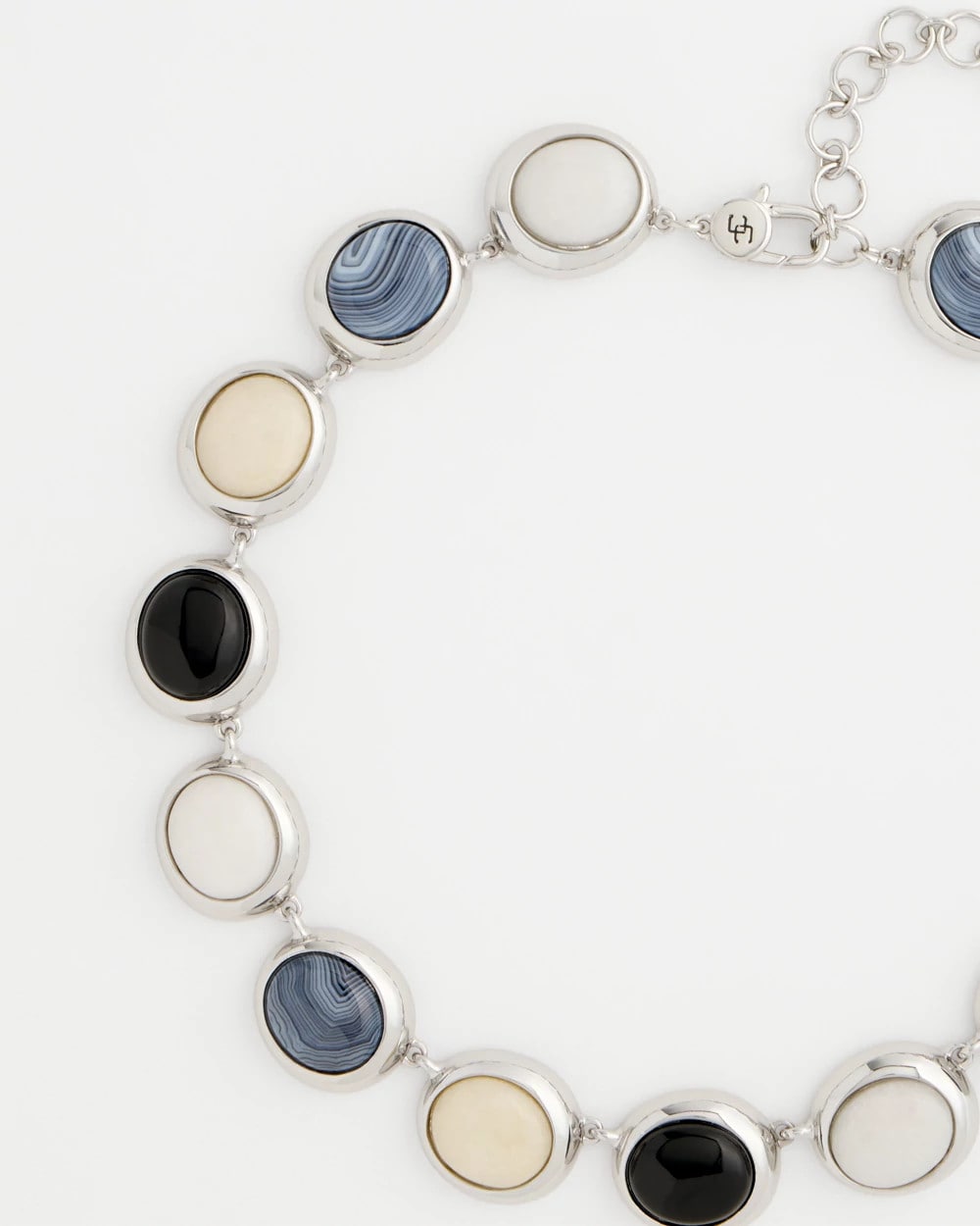 Chico's | Short Polka Dot Collar/ Neutral