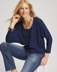 Chico's | Dolman Denim Tee/ Riviera Authentic