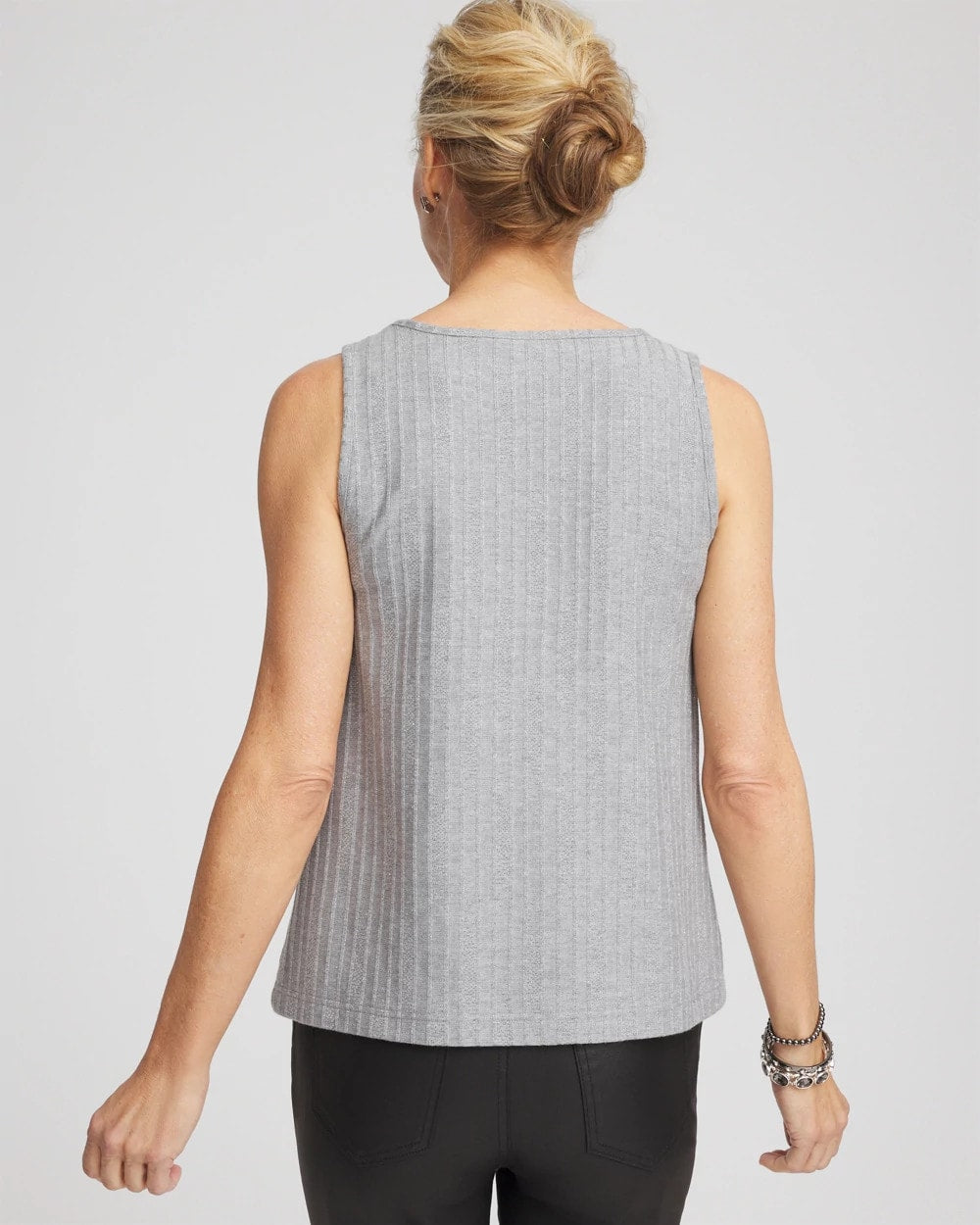 Chico's | Cozy Tank/ Fog Heather Gray