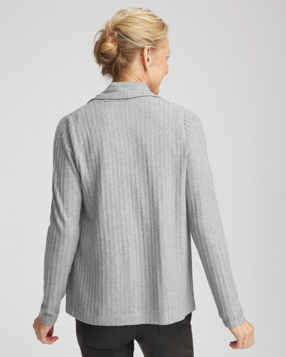 Chico's | Cozy Cardigan/ Fog Heather Gray